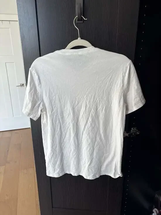 Everlane Uniform The Organic Cotton Crew T-Shirt in White Size Small - Picture 3 of 5